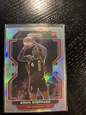 2022 Prizm WNBA Base Silver #105 Aisha Sheppard - Las Vegas Aces