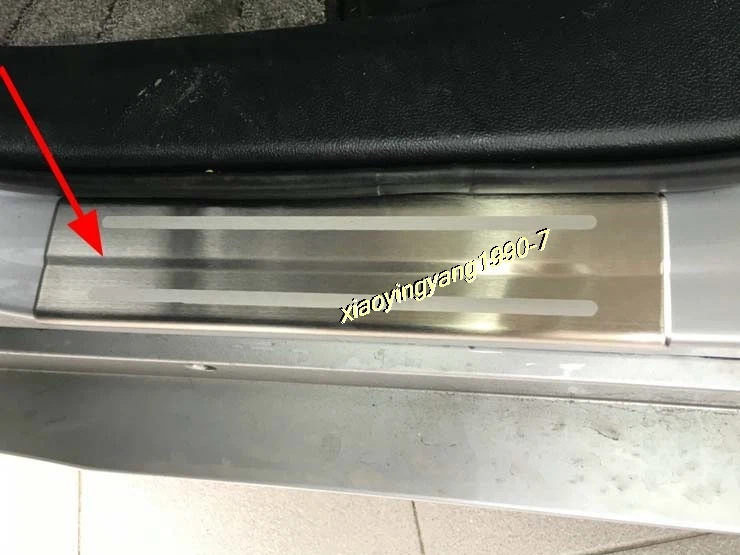 Outer Door Sill Protector Bumper Cover Trim for 2016-2018 Toyota Prius XW50 - Image 3 of 3