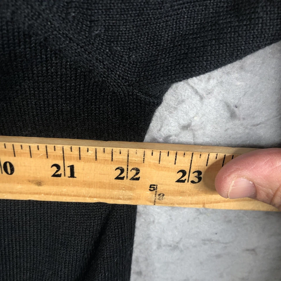 Suéter Bob Mackiet para mujer XL negro púrpura recortes arte de usar declaración carrera Foto 4 de 4