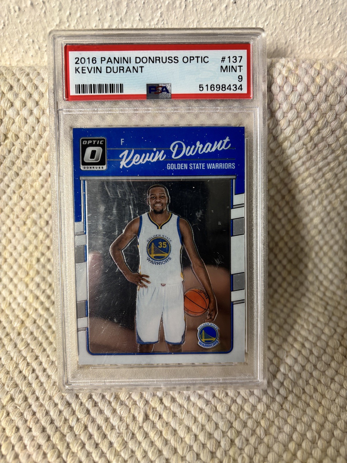 2016-17 Donruss Optic Silver Holo Prizm Kevin Durant