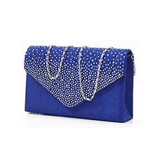 New Ladies Evening Handbags Bridal Wedding Bag Handbag Royal Blue