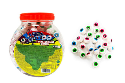 Gummibärchen Twins Eyeball Gummy 100 Stück x 4 g