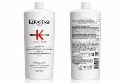 KERASTASE NUTRITIVE BAIN SATIN PLANT BASED + NIACINAMIDE SHAMPOO 1000ml 34oz