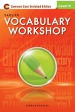 Vocabulary Workshop Enriched Edition Level H Paperback Jerome Sho