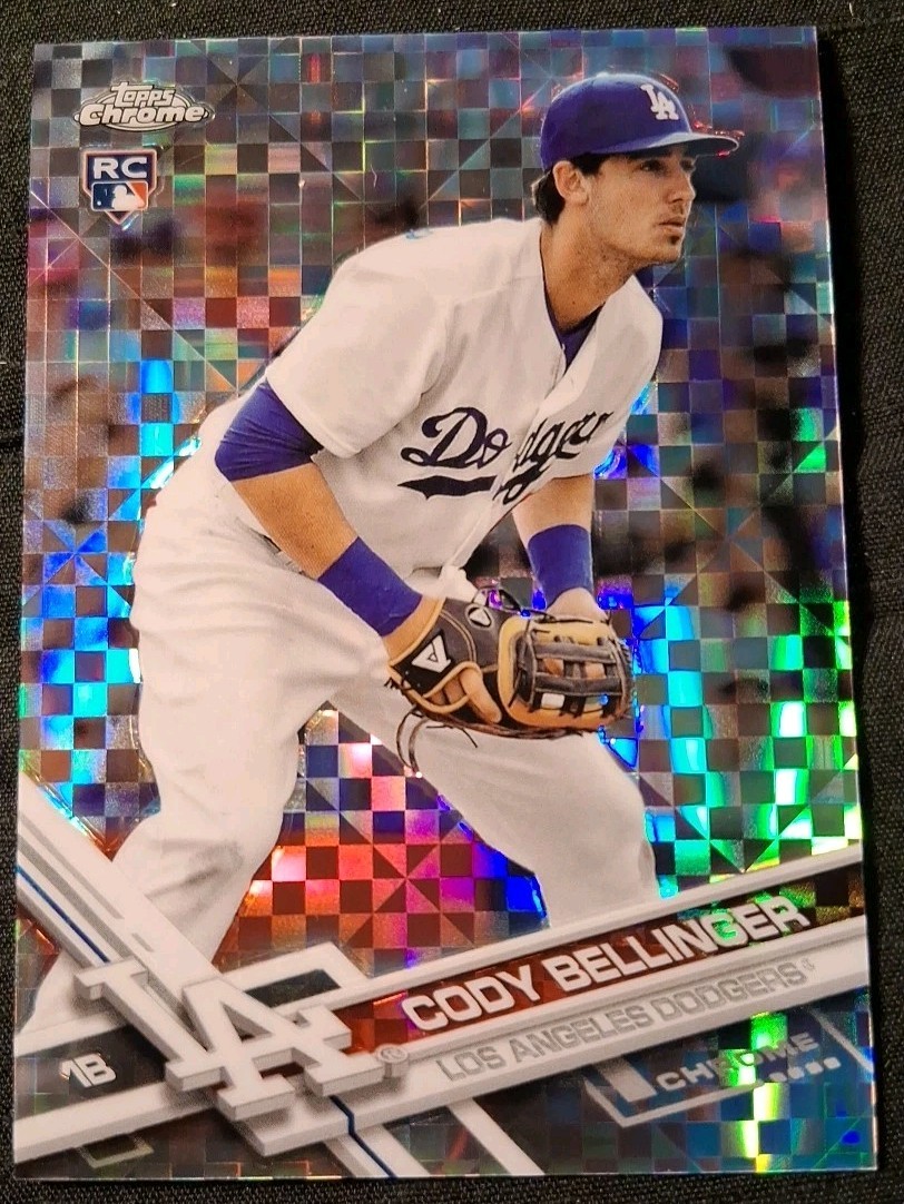2017 CODY BELLINGER TOPPS CHROME #79 XFRACTOR ROOKIE CARD DODGERS YANKEES RC