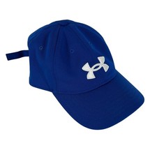 Under Armour Youth Baseball Cap Royal Blue Embroidered Logo Adjustable OSFM Hat