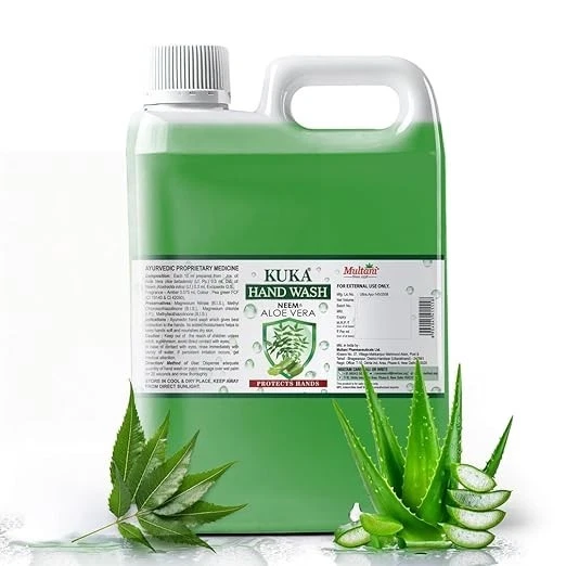 Multani Hand Wash | Neem & Aloe Vera Ayurvedic Handwash | Protects Hands from Ge - Image 4 of 4