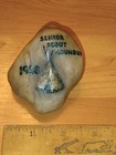 RARE: VINTAGE GIRL SCOUT 1958 SENIOR SCOUT ROUNDUP SOUVENIR ROCK  — photo 2