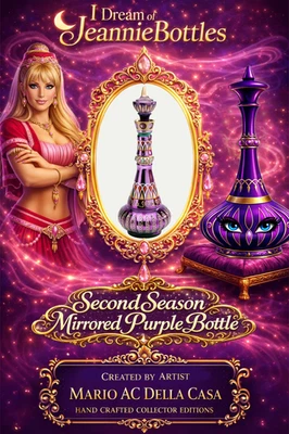 2nd Season Mirrored Purple I DREAM OF JEANNIE/GENIE BOTTLE! *THE REAL ARTIST* - Bild 1 von 4