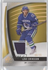 2017-18 SP Game Used Gold Spectrum Premium Materials /25 Loui Eriksson #30 4ty