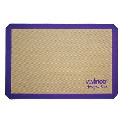 SBS-21PP Allergen-Free Silicone Baking Mat - Two-Thirds Size Purple - 14.44 x...