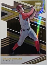 2020 #38 Dillon Dingler Gold Die-cut Prospect Ssp 08/10 Detroit Tigers Baseball