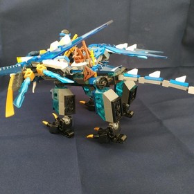 LEGO Ninjago 70602 Jay's Elemental Dragon Incomplete Instructions 15x11x2in Size