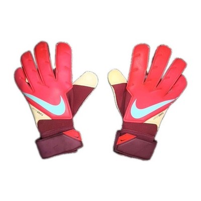 Nike GK Vapor Grip 3 Promo Goalkeeper Gloves Size 11 Red White Teal Soccer ACC