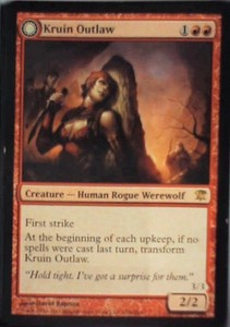Kruin Outlaw // Terror of Kruin Pass - Innistrad #152 Rare