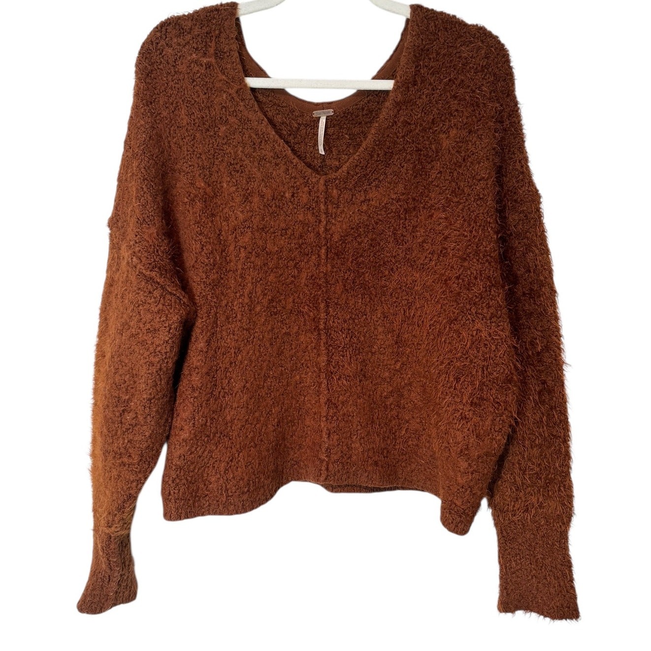 Free People Icing Pullover Mocha Java Brown Small… - image 1