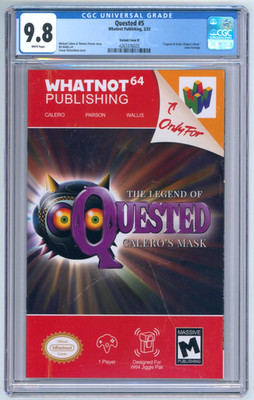 Quested #5 CGC 9.8 The Legend of Zelda Majora's Mask Homage Cover D 2023 Comic