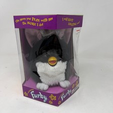 Vintage 1998 Tiger Electronics Furby Tuxedo Black White Model 70-800 New in Box