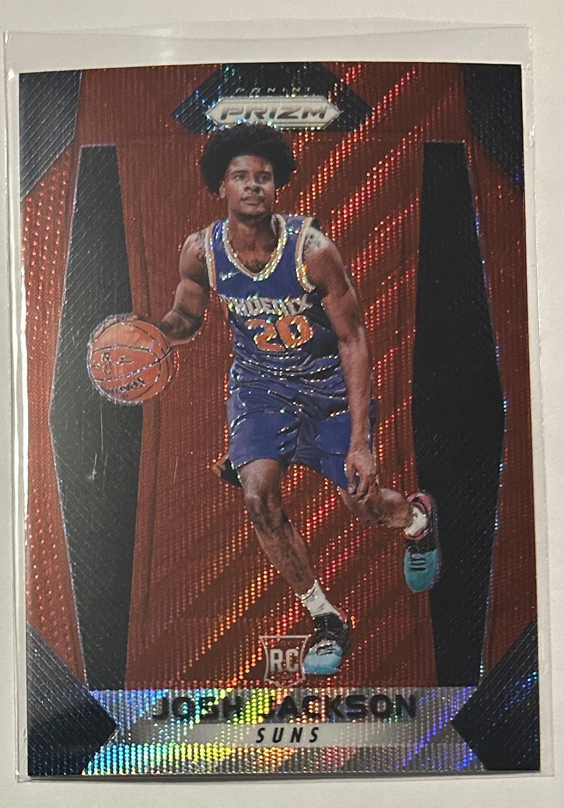 2017-18 Panini Prizm #61 Josh Jackson Prizms Ruby Wave
