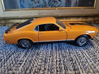 1970 Ford Mustang Mach 1 Franklin Mint 1/24 Scale Die Cast Car