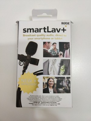 NEW Rode SmartLav+ Lavalier Microphone Smartphones - Black READ!!