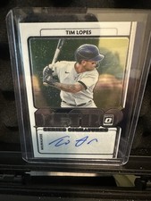 2021 Panini Donruss Optic - Retro Signature Series Tim Lopes #RET-TI Holo Prizm 