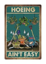 Garden Decor Sign, Funny Gardening Gift, 12x8 Inches, Outdoor Decoion, Green