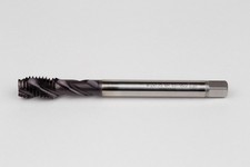 Haas M12x1.75 M HSS-PM Spiral Flute Tap, 9mm Shank x 18mm Thread Length, 2.5XD