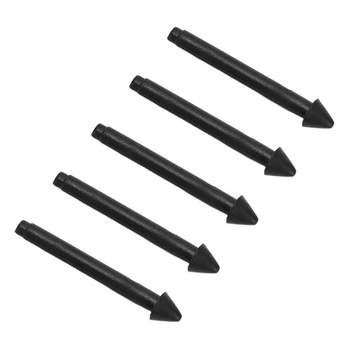 5Pcs Pro Tablet Stylus Pen Tips Black 2H Sensitive Accurate Fine Glossy Ti IDM - Photo 9/12