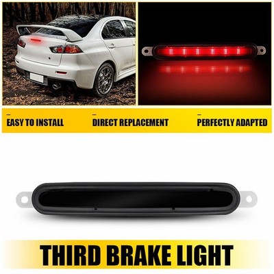 Smoked 3rd Third Rear LED Brake Stop Tail Light For Mitsubishi Galant 2008-2012