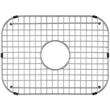 18.11 In. X 13.39 In. Center Drain Heavy-Duty Stainless-Steel Sink Grid
