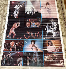 Queen & John Reid Large Concert Poster from 1977 - One Stop Posters LA 42X56