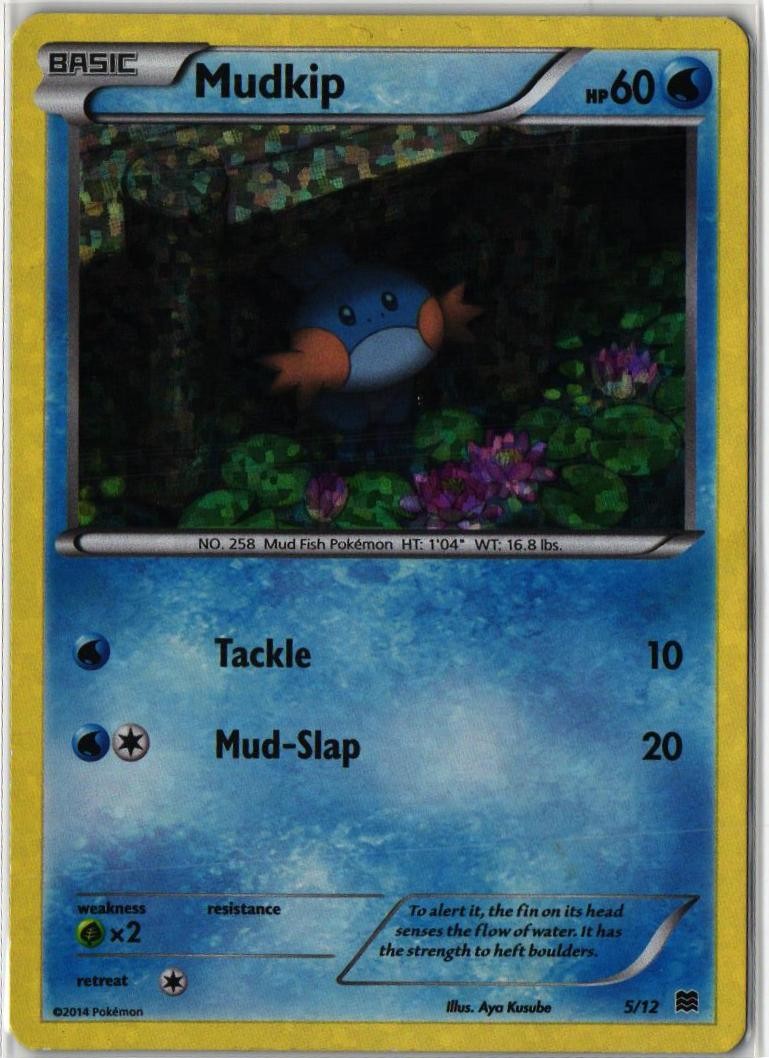 Mudkip #005/012 Holo Promo McDonald's Promos 2015 DMG Pokemon TCG