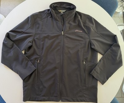 Cloudveil Jacket Mens XL Black Softshell Full Zip Hiking Outdoor
