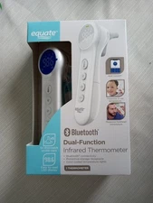 Equate Bluetooth Dual-Function Infrared Thermometer, Forehead and Ear Mode