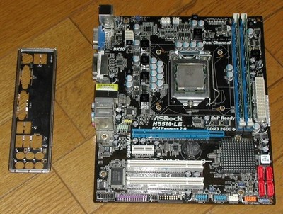 CPU with Memory ASROCK H55M-LE LGA1156