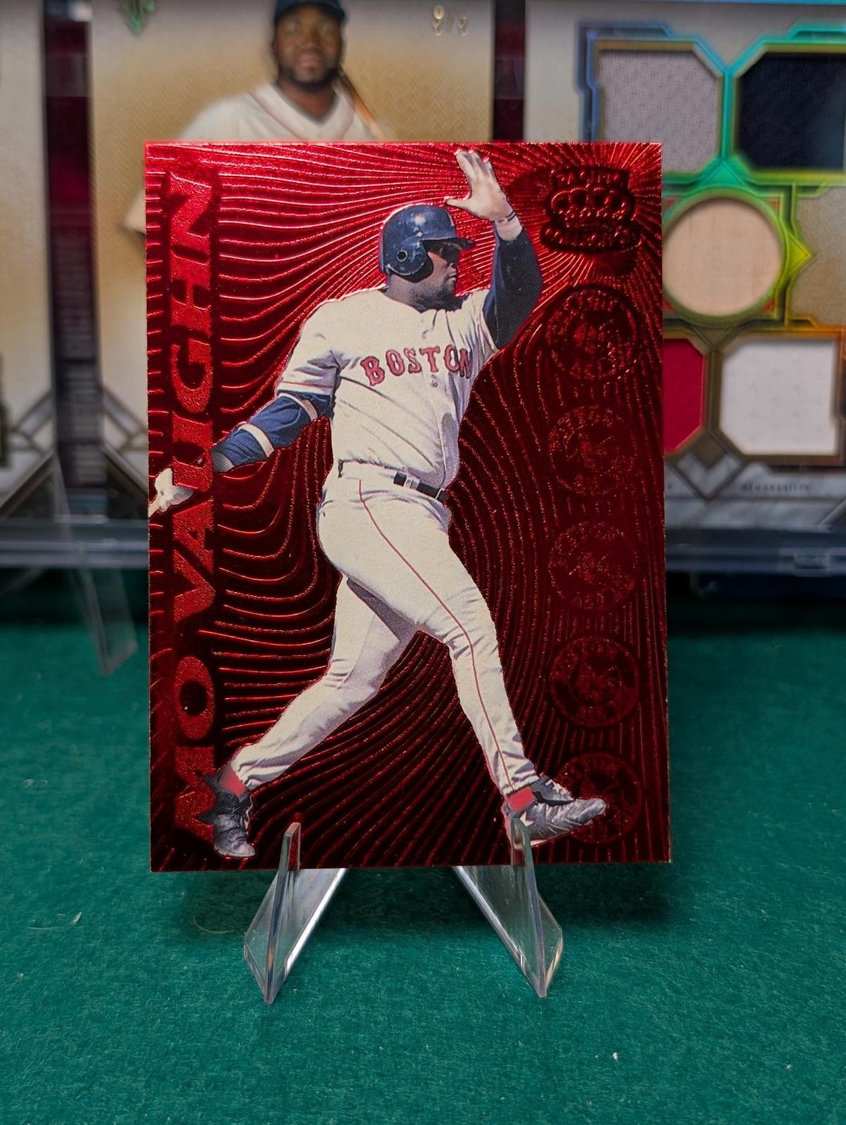 1996 Pacific Prism #RH-20 Mo Vaughn Red Hot Stars
