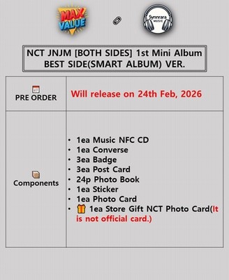 NCT JNJM [BOTH SIDES] 1st Mini Album BEST SIDE Ver./NFC+Converse+