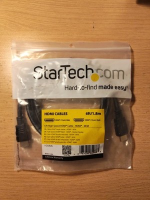 StarTech 6' High Speed HDMI Cable #HDMM6