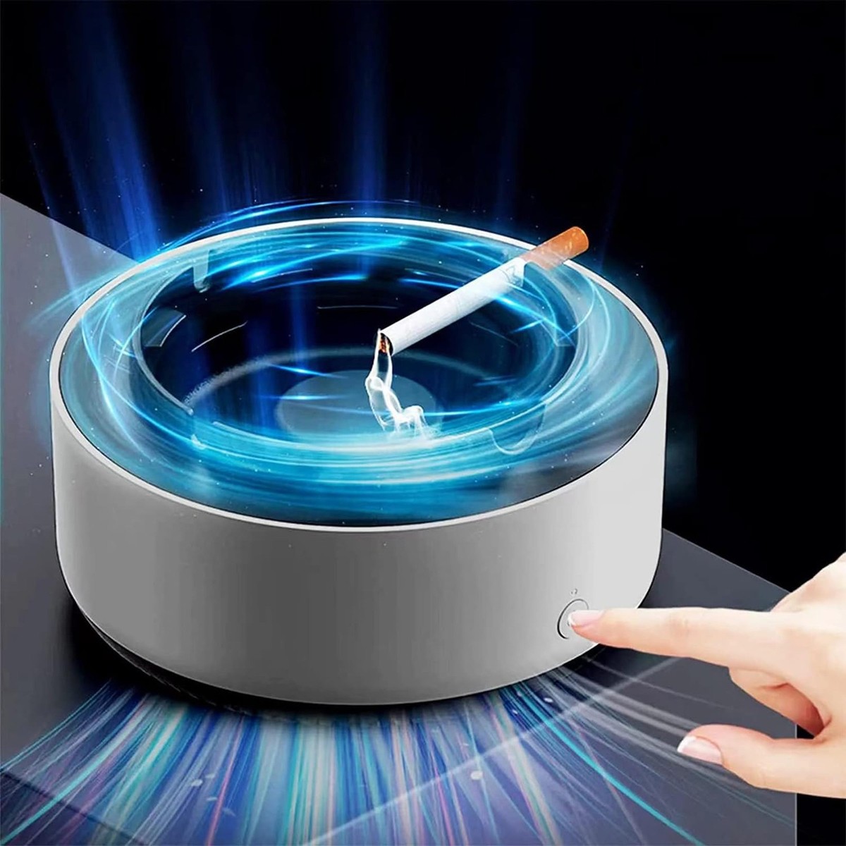 cigarette smoke filter ashtray Air Purifier Ashtray Smokeless Filter Cigarette Ashtray Indoor