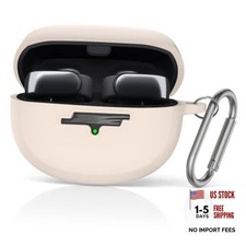 for New Bose Ultra Open Earbuds Case 2024 - Silicone Shockproof Off-White