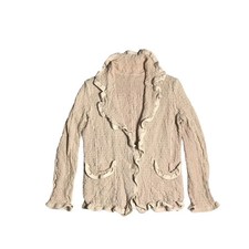 Issey Miyake cauliflower beige blazer/jacket