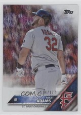 2016 Topps Factory Set Foil 174/177 Matt Adams #434 0q1p