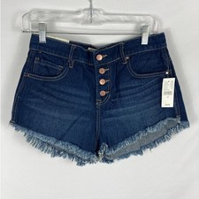 NWT Bullhead Denim High Rise Short Cutoff Button Fly Size 29