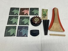 Shamisen Bachi Pick Traditional Instrument Tool Wood with Many Accessories