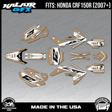 Graphics Kit for  Honda CRF150R (2007-2023) CRF 150R  Lethal Series - Tan