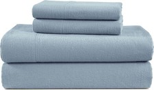 Cotton Flannel Sheets - Brushed for Extra Softness - Lightweight F...