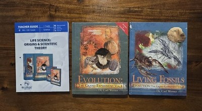 Highschool Life Science Origins & Scientific Theory Set Master Books, C. Werner