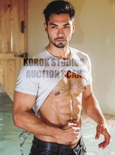 Shirtless Beefcake Hunk 5x7 Semi Nude Male Gay AI Remixed Photo 311025514