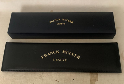 Franck Muller Geneve box box ORIGINAL leather warranty holder with warranty